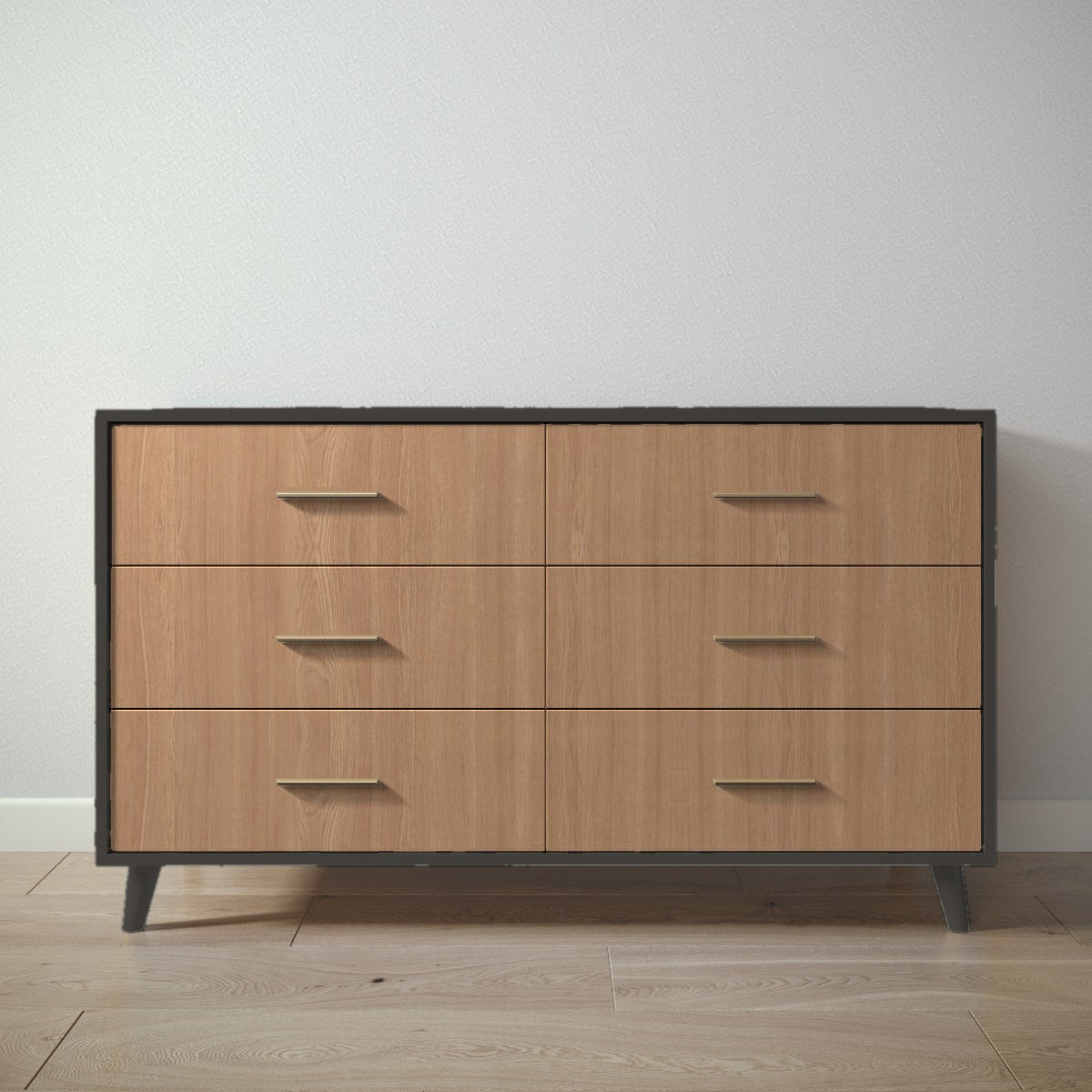 New York Double Dresser in Peppercorn / Bruno Antico finish