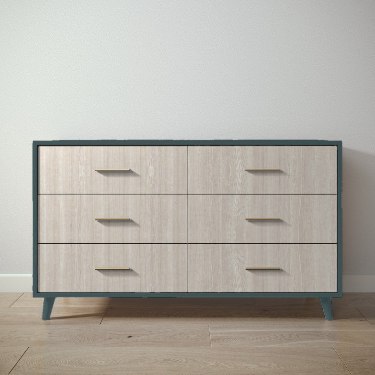 New York Double Dresser in Rosemary / Ash finish