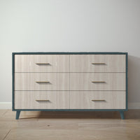 New York Double Dresser in Rosemary / Ash finish