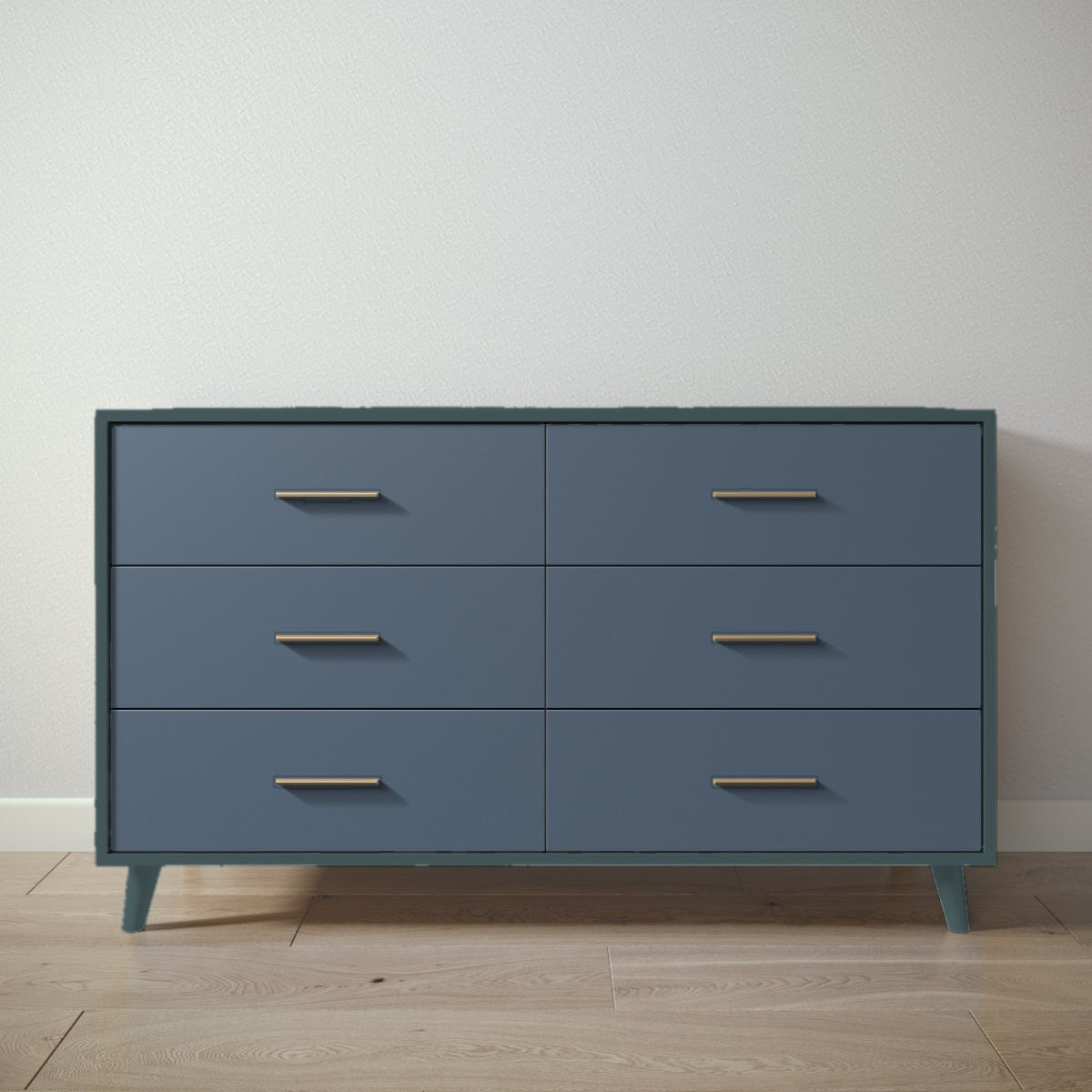 New York Double Dresser in Rosemary / Navy finish