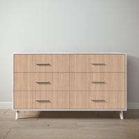 New York Double Dresser in Washed White / Albero Puro finish