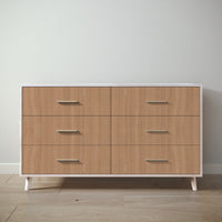New York Double Dresser in Washed White / Bruno Antico finish
