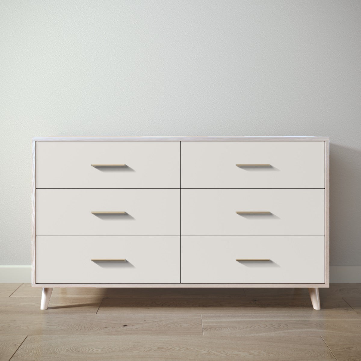 New York Double Dresser in Washed White / Bianco Satinato finish