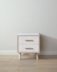 New York Nightstand in Ash / Washed White finish