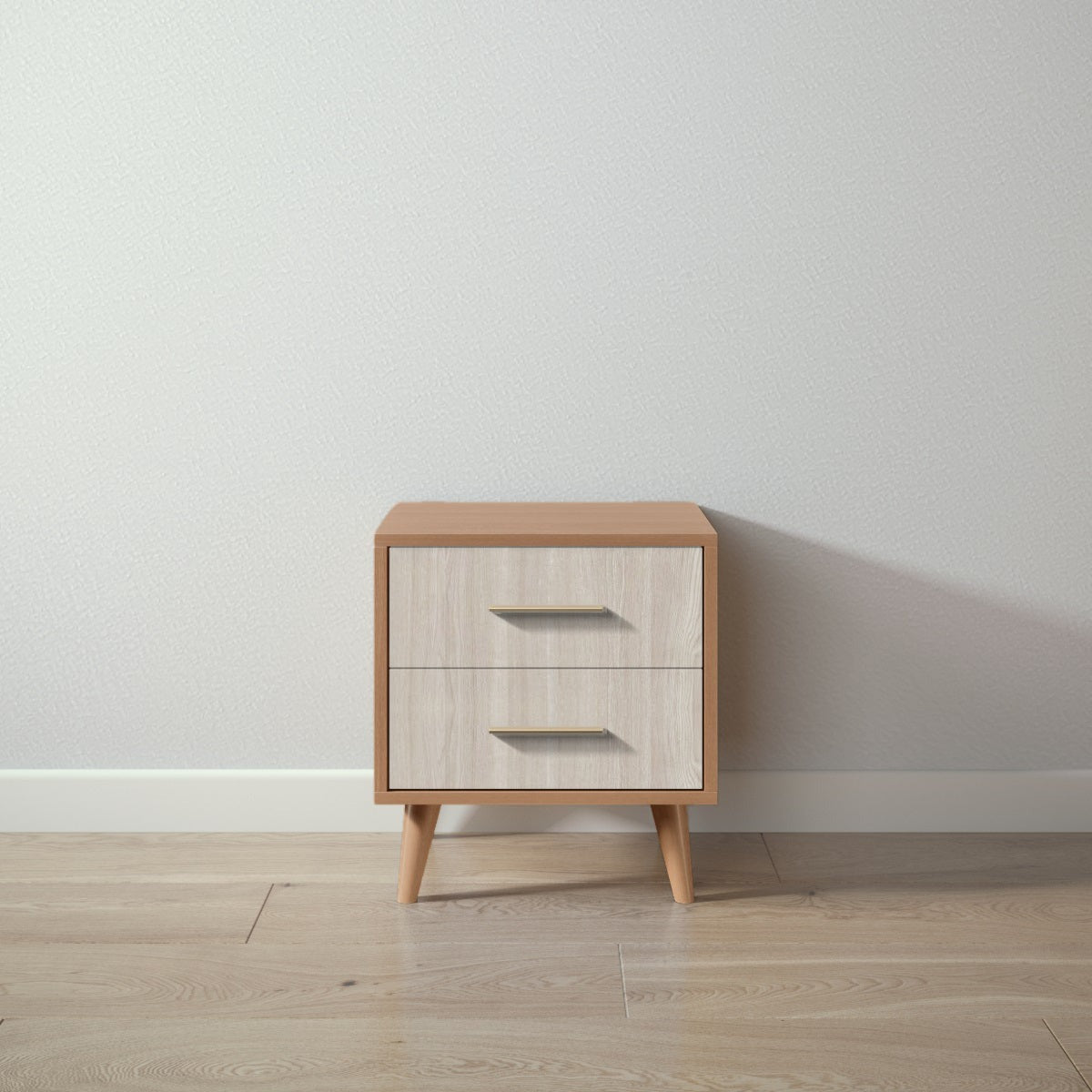 New York Nightstand in Bruno Antico / Ash finish