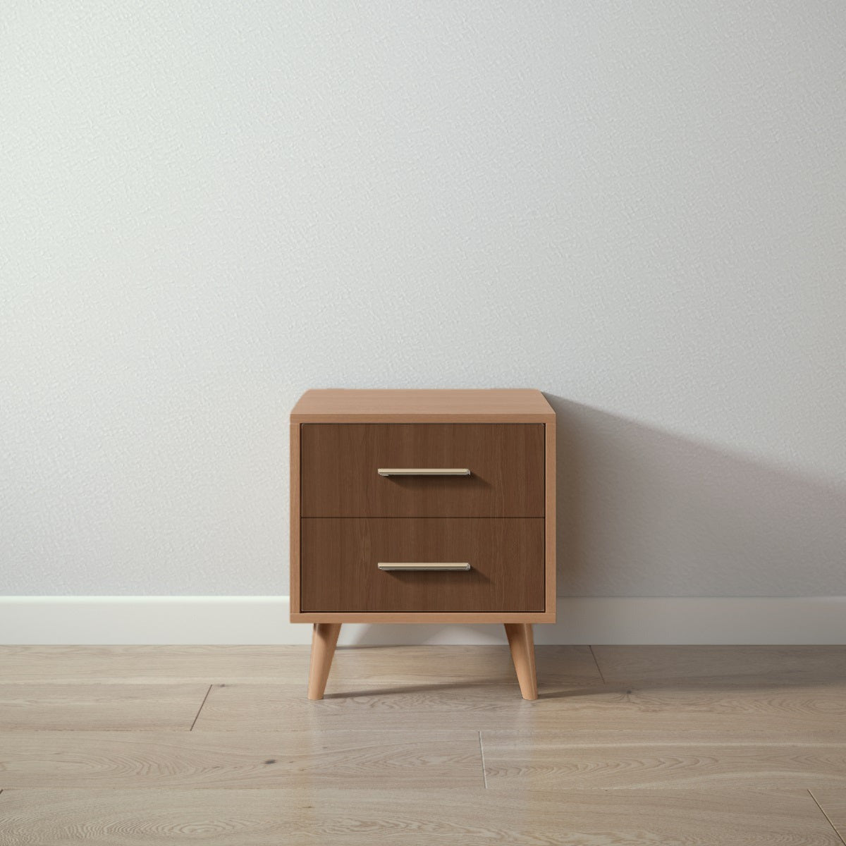 New York Nightstand in Bruno Antico / Nocello finish