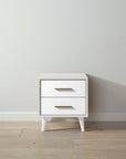 New York Nightstand in Bianco Satinato / Solid White finish