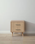 New York Nightstand in Harvest / Sandstone finish