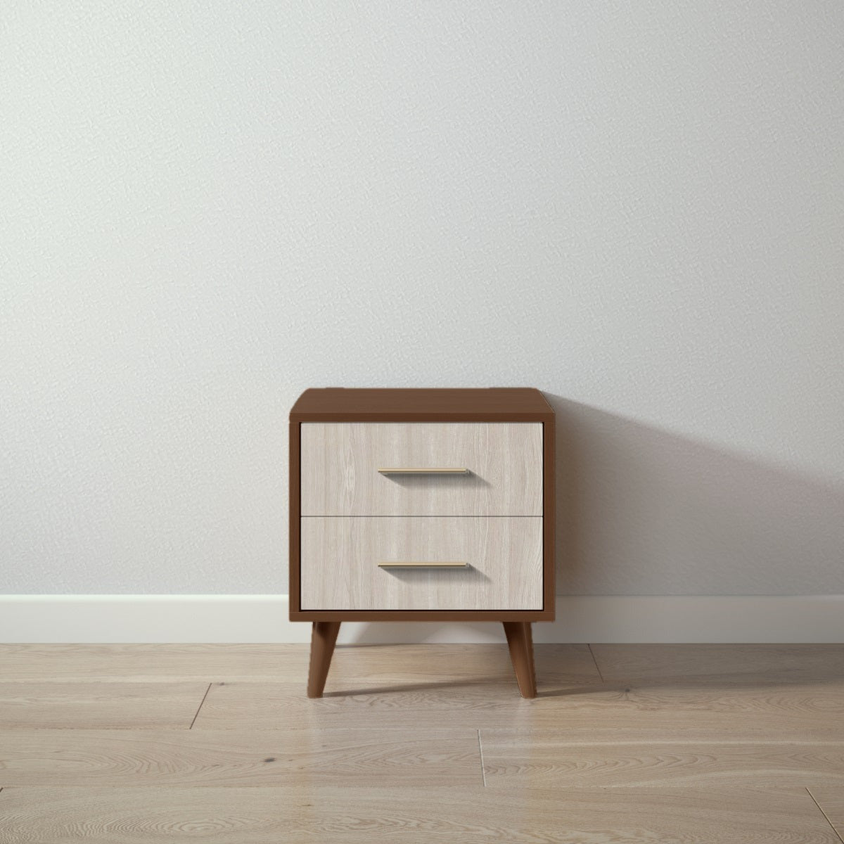 New York Nightstand in Nocello / Ash finish
