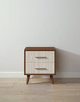 New York Nightstand in Nocello / Ash finish