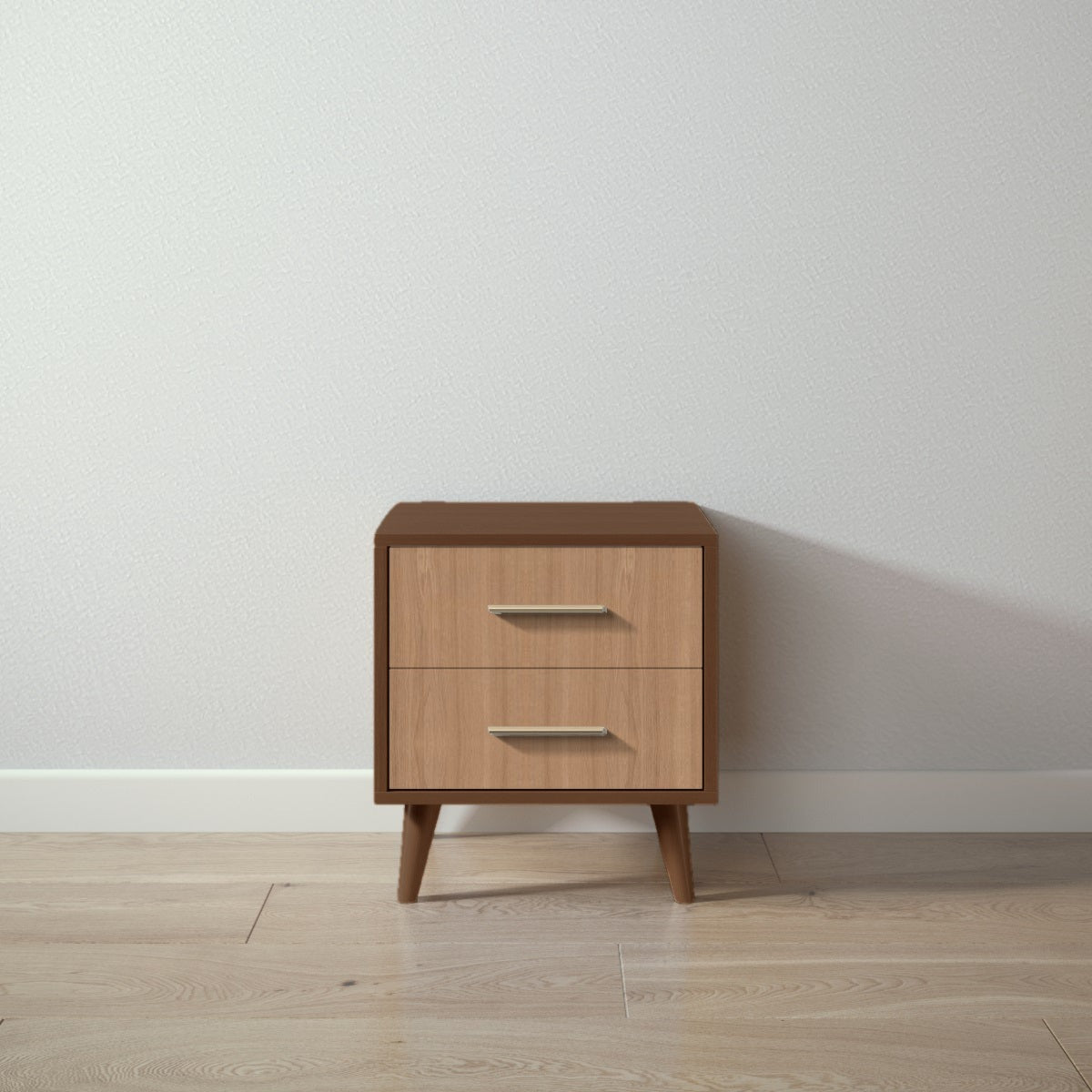 New York Nightstand in Nocello / Bruno Antico finish