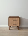 New York Nightstand in Nocello / Bruno Antico finish