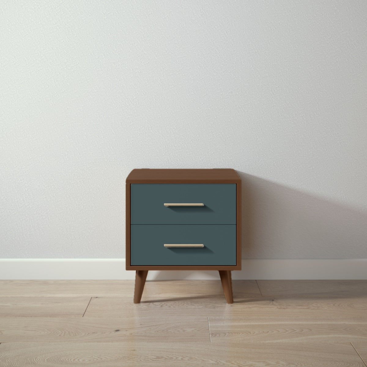 New York Nightstand in Nocello / Rosemary finish