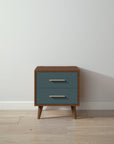 New York Nightstand in Nocello / Rosemary finish