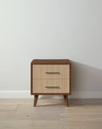 New York Nightstand in Nocello / Sandstone finish
