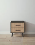New York Nightstand in Peppercorn / Harvest finish