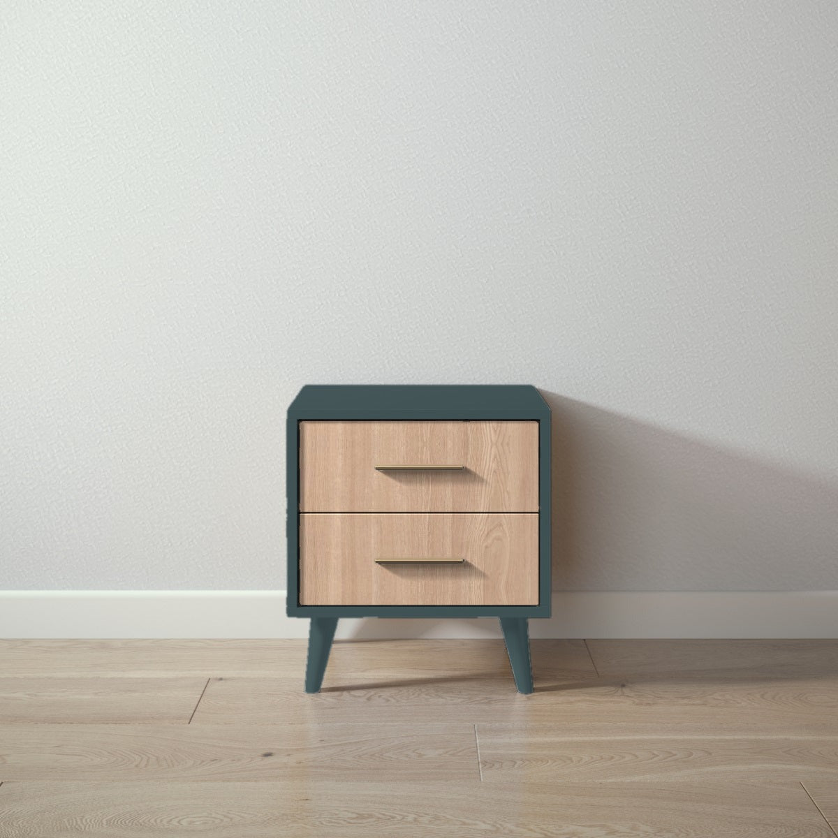 New York Nightstand in Rosemary / Albero Puro finish
