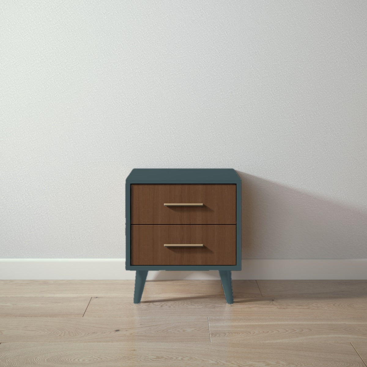 New York Nightstand in Rosemary / Nocello finish