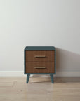 New York Nightstand in Rosemary / Nocello finish