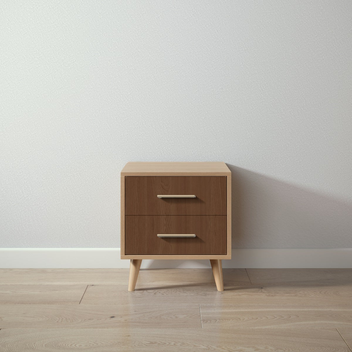 New York Nightstand in Sandstone / Nocello finish