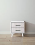New York Nightstand in Solid White / Washed White finish