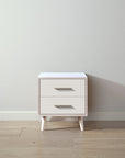 New York Nightstand in Washed White / Bianco Satinato finish