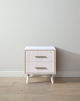 New York Nightstand in Washed White / Washed White finish