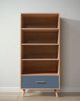 New York Bookcase in Albero Puro / Navy finish