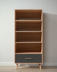 New York Bookcase in Albero Puro / Peppercorn finish