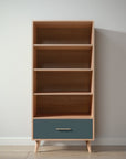 New York Bookcase in Albero Puro / Rosemary finish