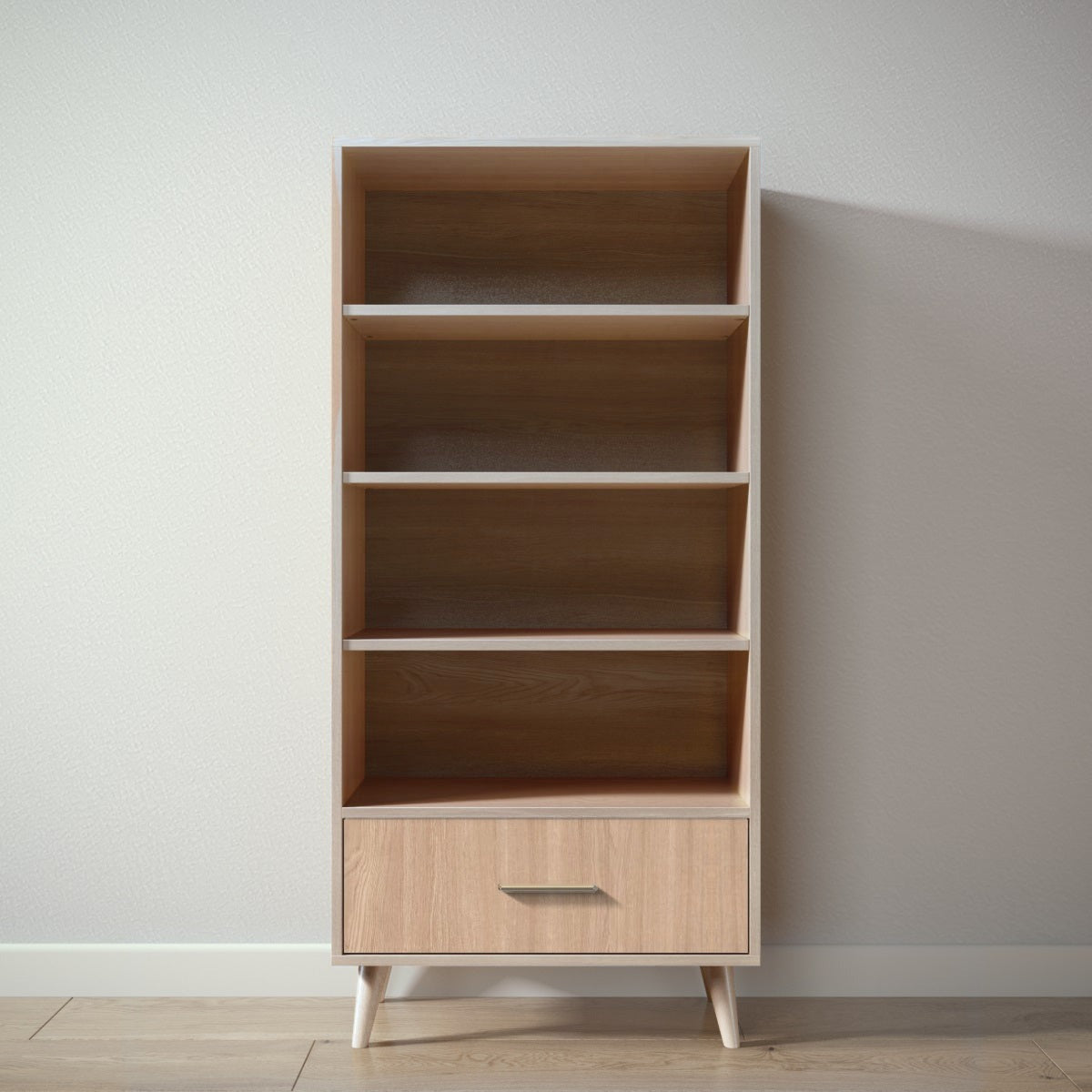 New York Bookcase in Ash / Albero Puro finish