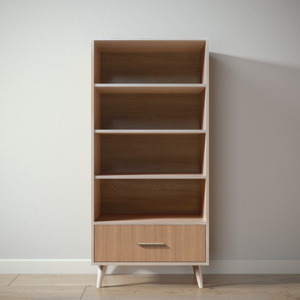 New York Bookcase in Ash / Bruno Antico finish