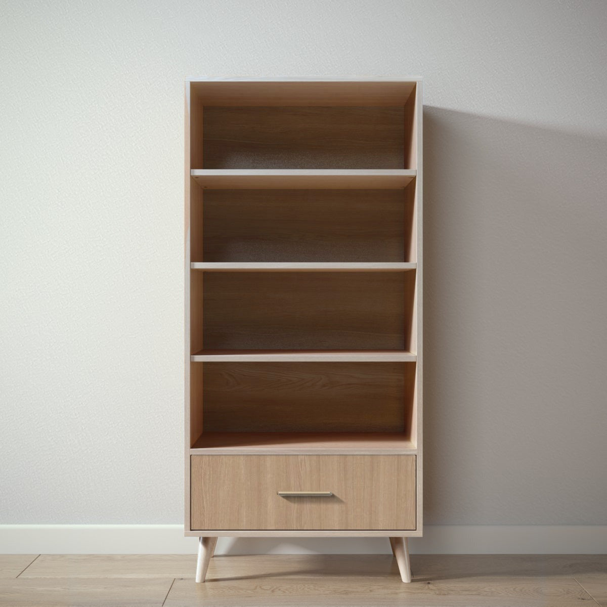 New York Bookcase in Ash / Harvest finish