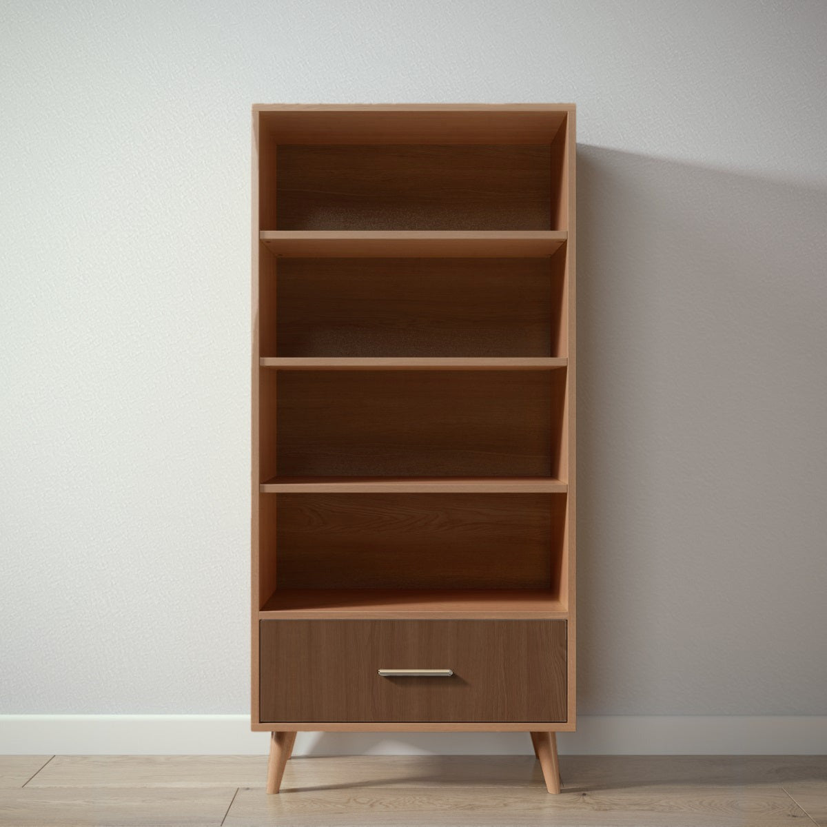 New York Bookcase in Bruno Antico / Nocello finish
