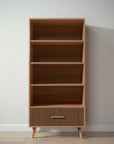 New York Bookcase in Bruno Antico / Nocello finish