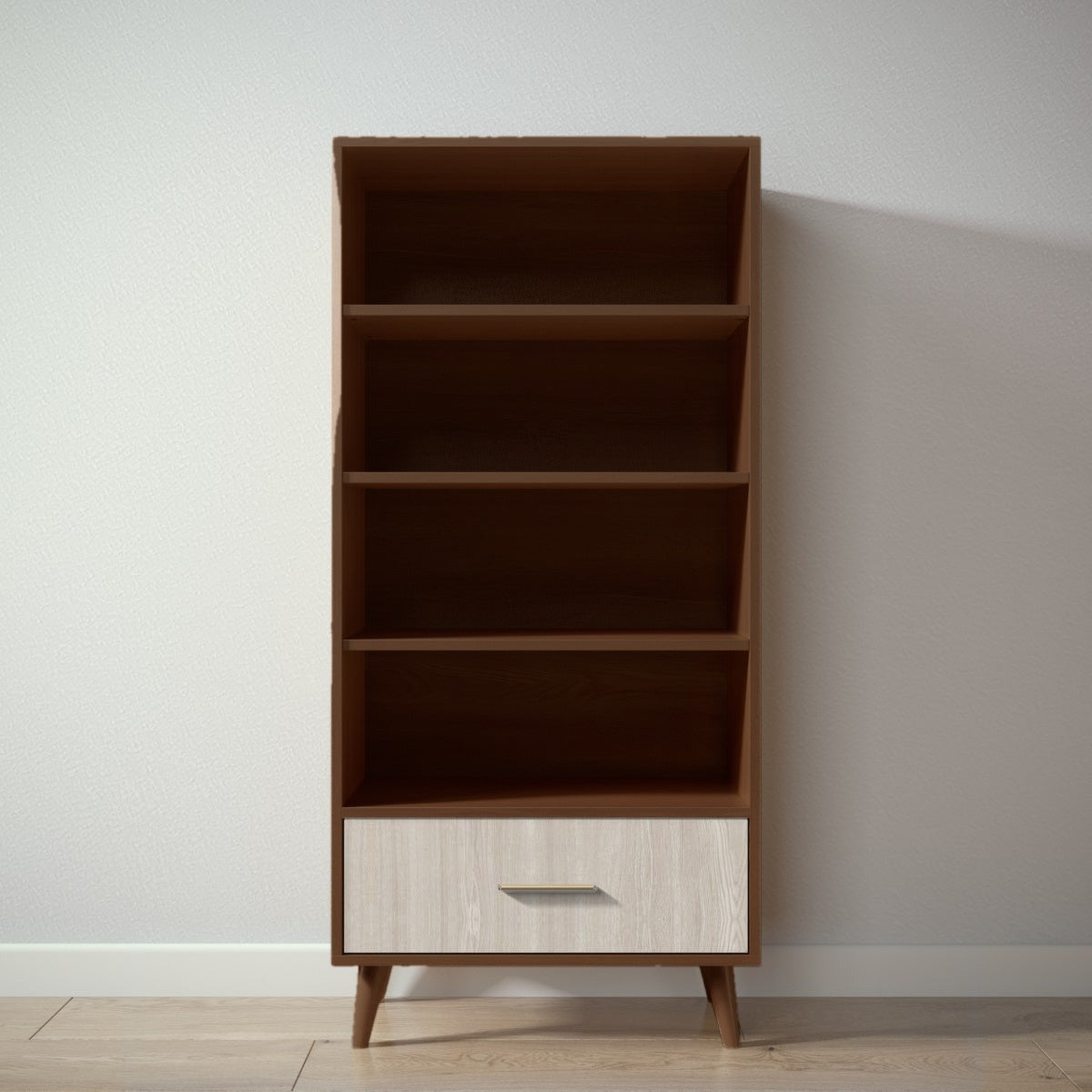 New York Bookcase in Nocello / Ash finish