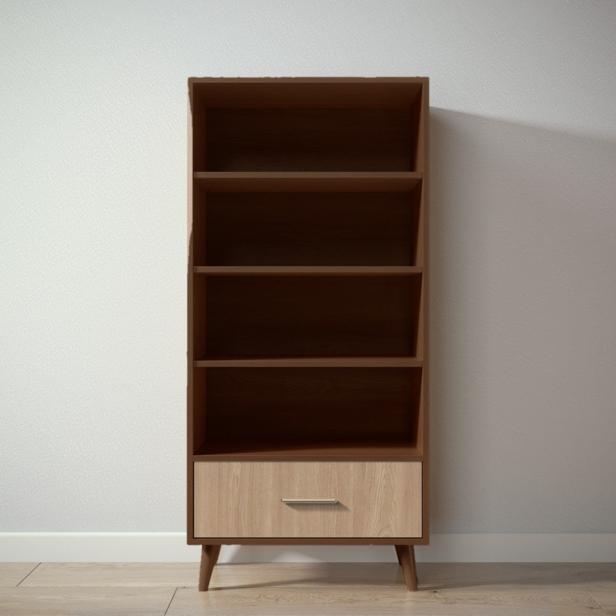 New York Bookcase in Nocello / Harvest finish