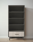 New York Bookcase in Peppercorn / Ash finish