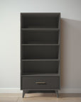 New York Bookcase in Peppercorn / Peppercorn finish