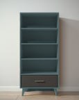 New York Bookcase in Rosemary / Peppercorn finish