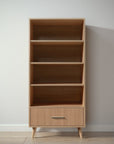 New York Bookcase in Sandstone / Bruno Antico finish