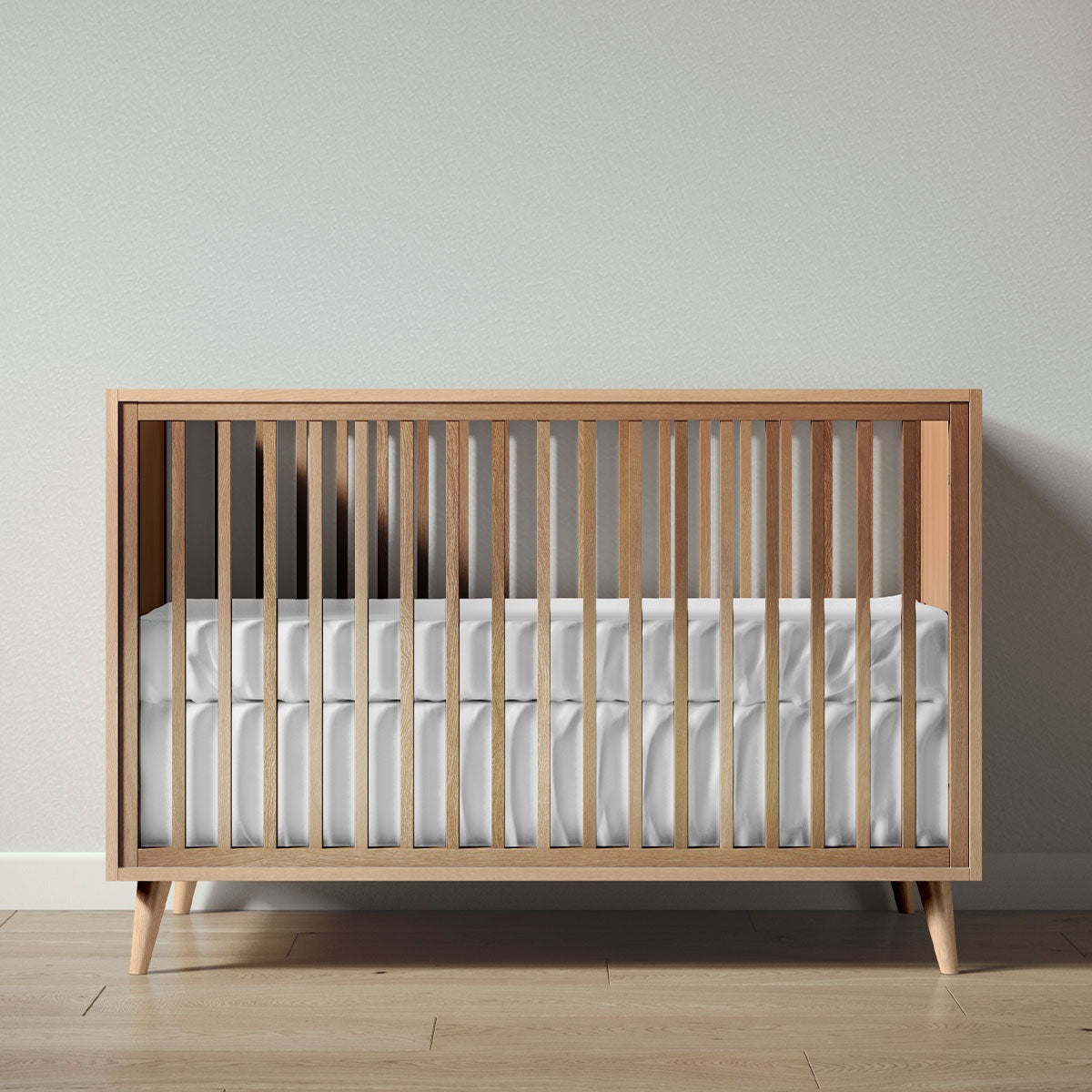 New York Crib in Albero Puro / Sandstone finish