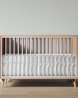 New York Crib in Albero Puro / Washed White finish