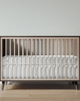 New York Crib in Aqua Grey / Ash finish