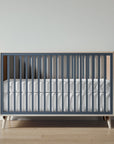 New York Crib in Ash / Navy finish