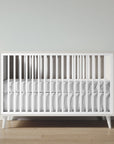 New York Crib in Bianco Satinato / Solid White finish