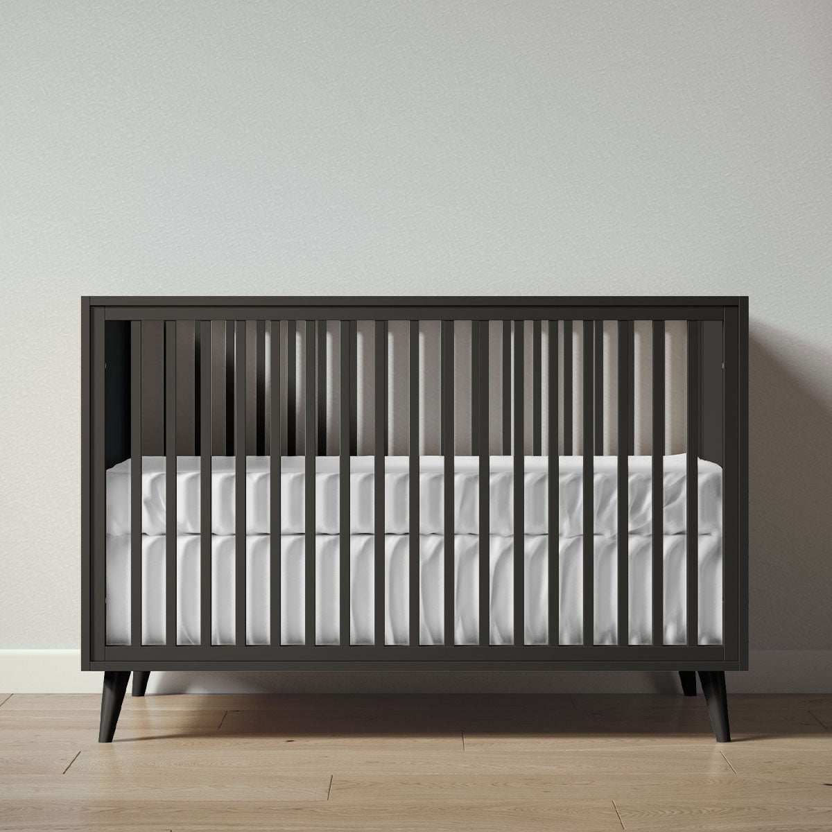 New York Crib in Peppercorn / Peppercorn finish