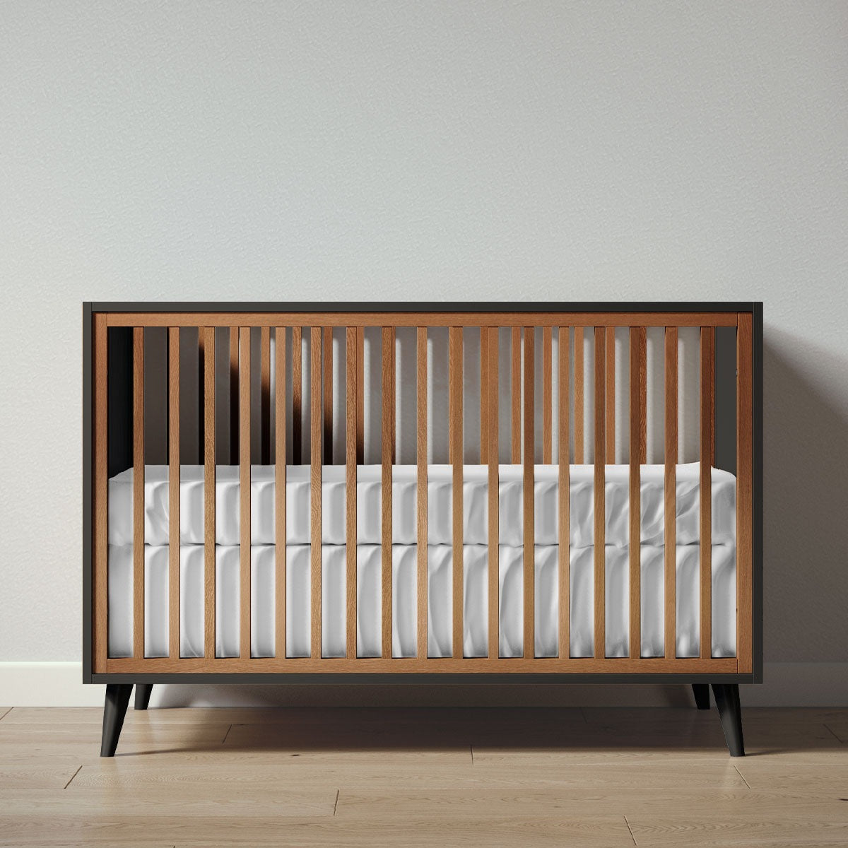 New York Crib in Peppercorn / Bruno Antico finish