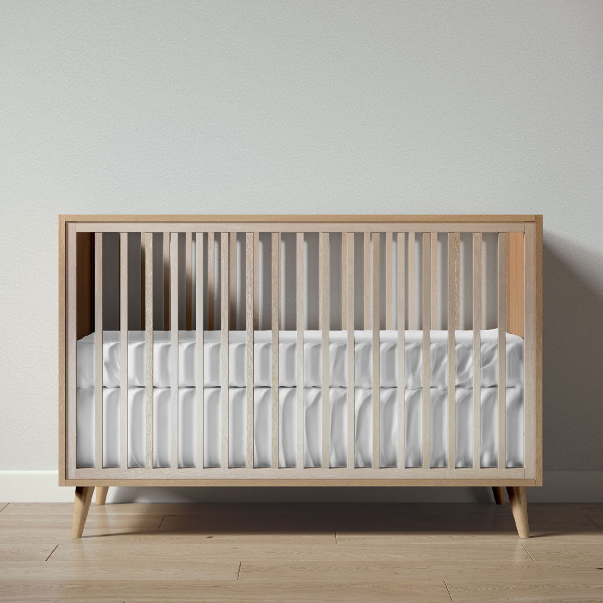 New York Crib in Sandstone / Ash finish