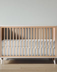 New York Crib in Washed White / Albero Puro finish